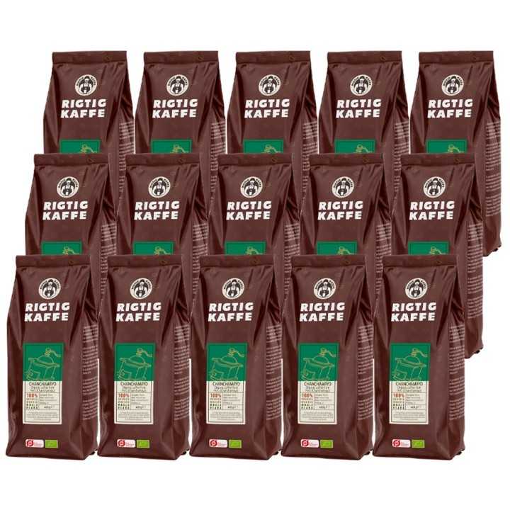 Rigtig Kaffe Organic Chanchamayo 15x400g