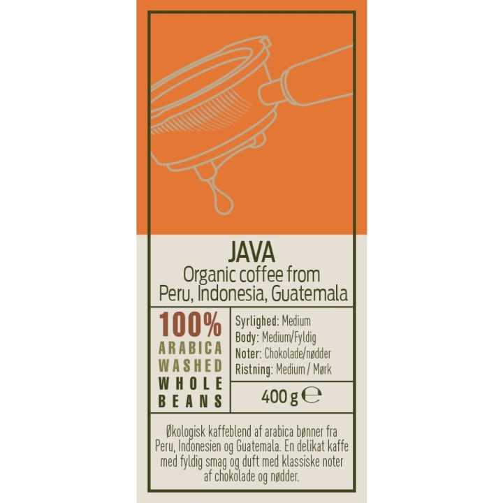 Rigtig Kaffe Organic Java 15x400g