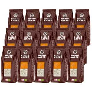 Rigtig Kaffe Organic Java 15x400g
