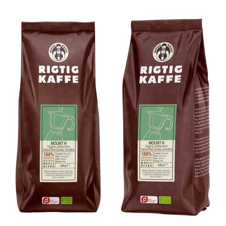 Rigtig Kaffe Organic Mount H 15x400g