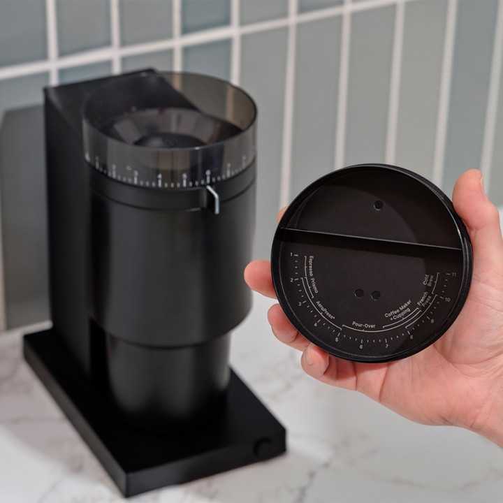 Fellow Opus Espressokvarn Matt Svart – 2024 modell