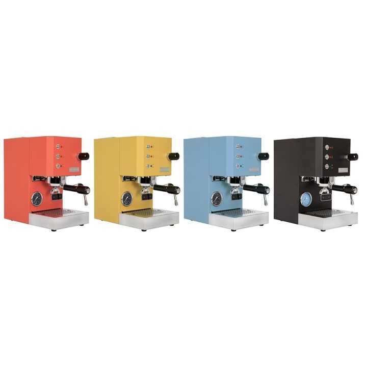 Profitec GO Matt Svart Espressomaskin Inkl. Eureka Mignon Bravo Espressokvarn, Kaffevåg & Baristautrustning