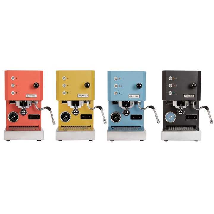 Profitec GO Matt Svart Espressomaskin Inkl. Eureka Mignon Bravo Espressokvarn, Kaffevåg & Baristautrustning