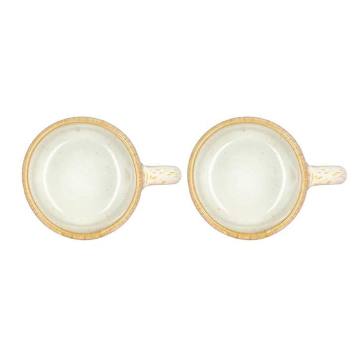 Villa Collection Styles Espressokopp 8 cl 2 st Kräm/Sand