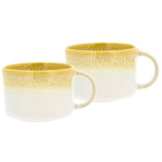 Villa Collection Styles Mugg m. Hank 16 cl 2 st Gul/Kräm