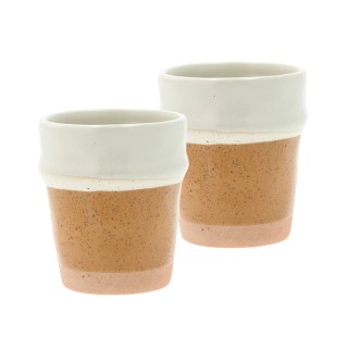 Villa Collection Evig Espressokopp 10 cl 2 St Amber/Kräm