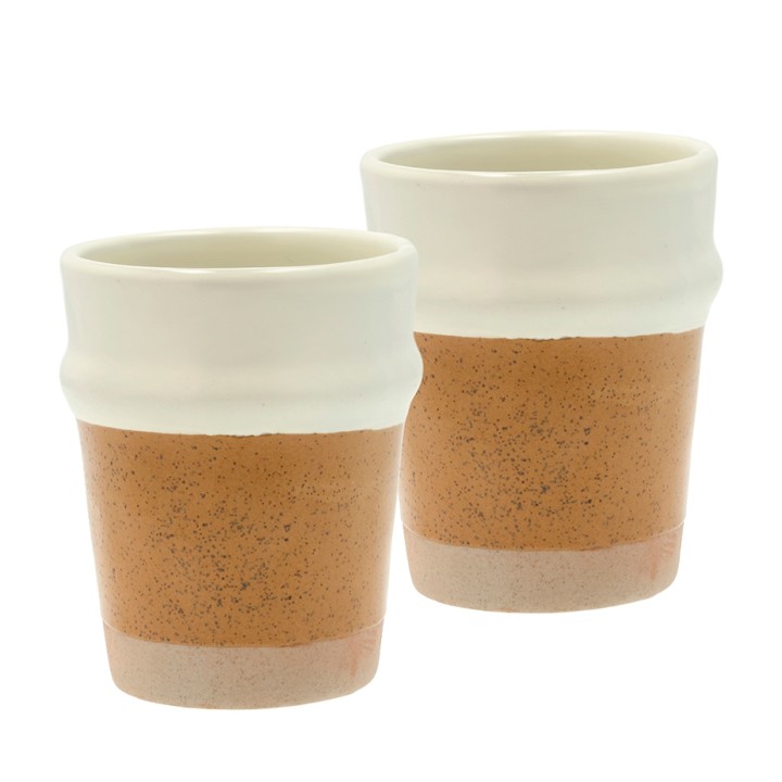 Villa Collection Evig Mugg 35 cl 2 St Amber/Kräm
