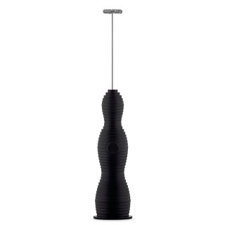 Alessi Pulcina Mjölkskummare Svart