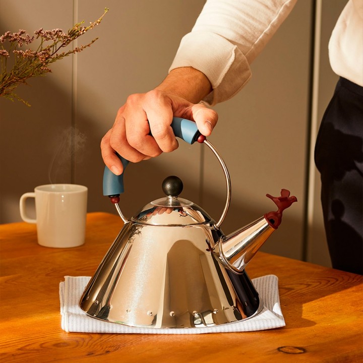 Alessi 9093 Vattenkokare Blå 1 L