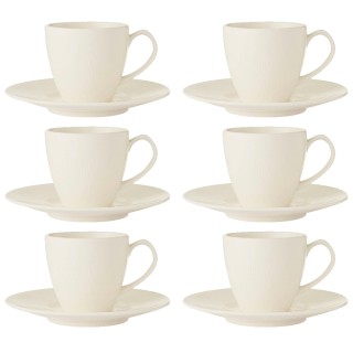 Colormix Kopp m. kaffefat 20cl 6 st Vit