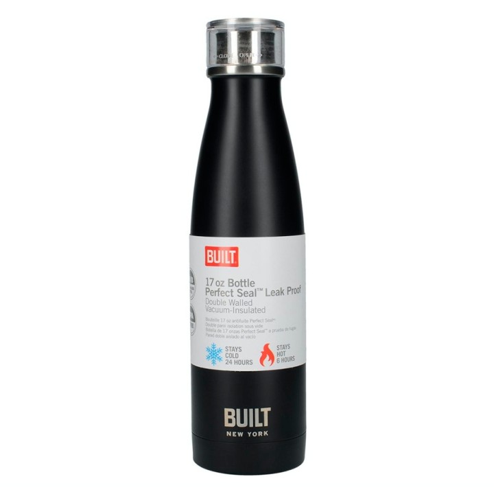 BUILT Perfect Seal Termosflaska 0,5 L Black