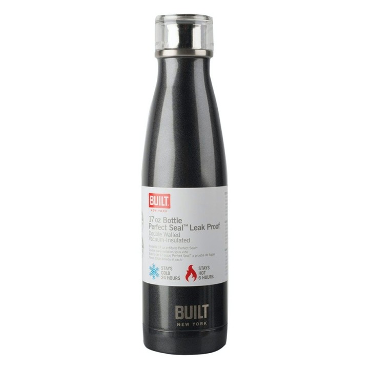 BUILT Perfect Seal Termosflaska 0,5 L Charcoal
