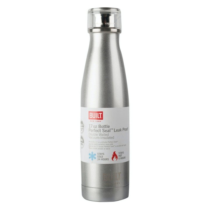 BUILT Perfect Seal Termosflaska 0,5 L Silver