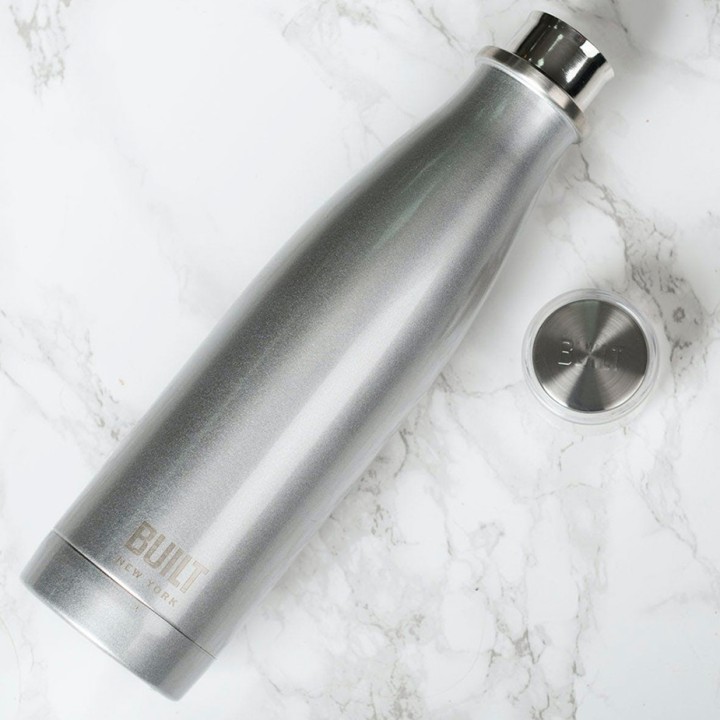 BUILT Perfect Seal Termosflaska 0,5 L Silver