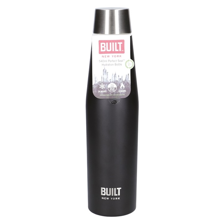 BUILT Perfect Seal Termosflaska 0,54 L Black