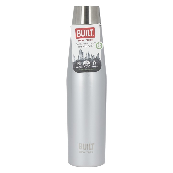 BUILT Perfect Seal Termosflaska 0,54 L Silver