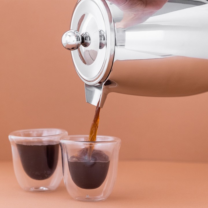 La Cafetière 3 Koppar Kaffepress Stål