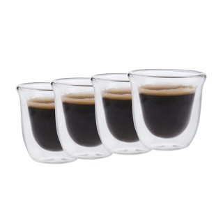 La Cafetière Dubbelväggig Glas 7,5 cl 4 St