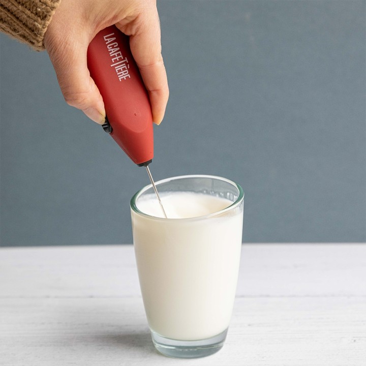 La Cafetière Mjölkskummare Röd