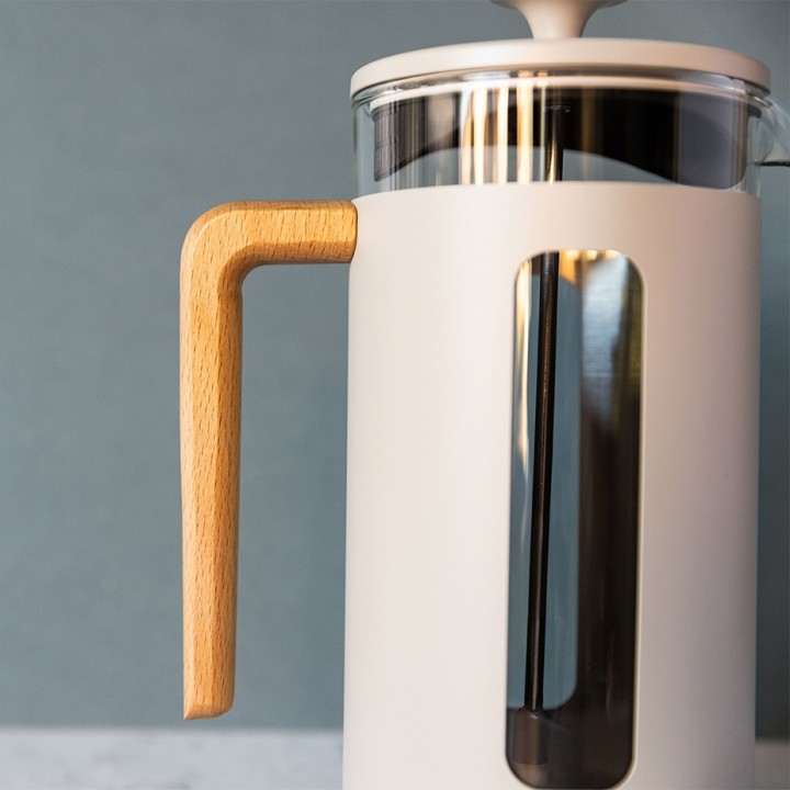 La Cafetière Pisa 3 Koppar Kaffepress Beige