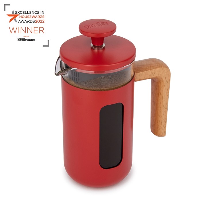 La Cafetière Pisa 3 Koppar Kaffepress Röd