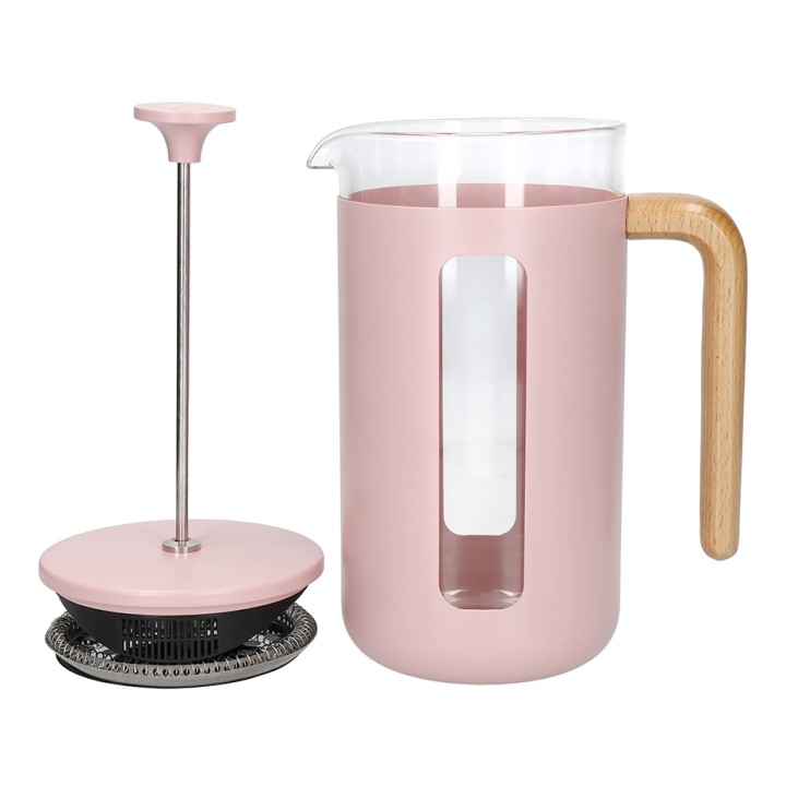 La Cafetière Pisa 8 Koppar Kaffepress Pink
