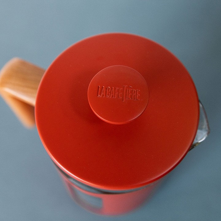 La Cafetière Pisa 8 Koppar Kaffepress Röd