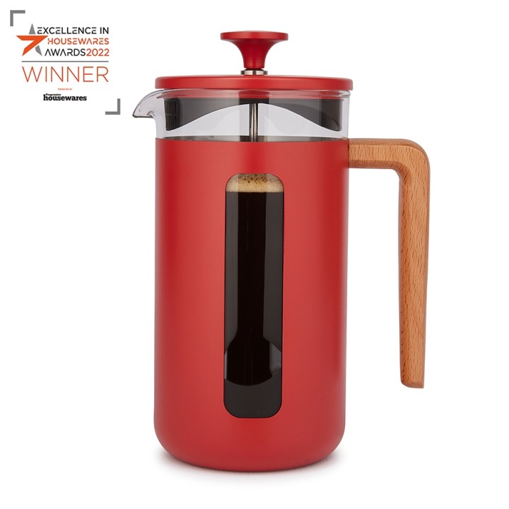 La Cafetière Pisa 8 Koppar Kaffepress Röd