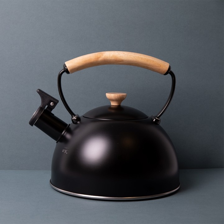 La Cafetière 1,6 L Vattenkokare Svart m. Trä