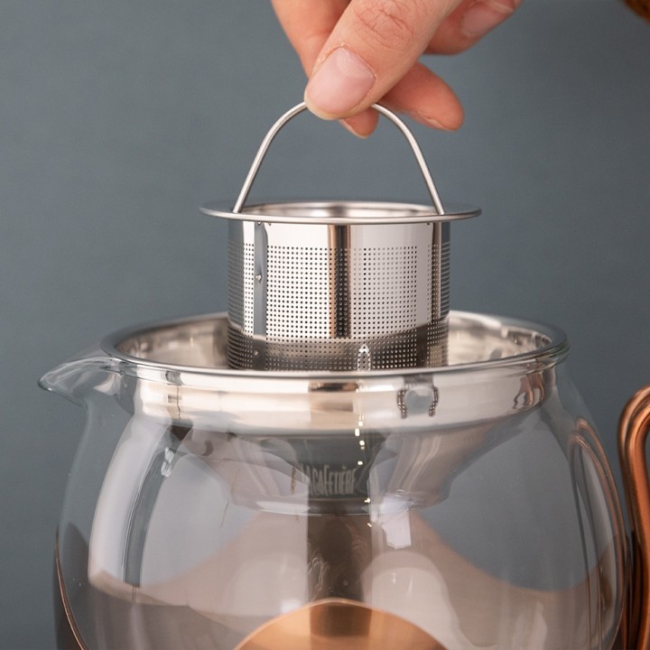 La Cafetière Izmir 4 Koppar Tebryggare Koppar