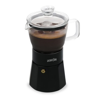 La Cafetière Verona 6 Koppar Mokabryggare Svart