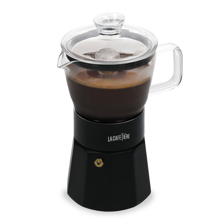 La Cafetière Verona 6 Koppar Mokabryggare Svart