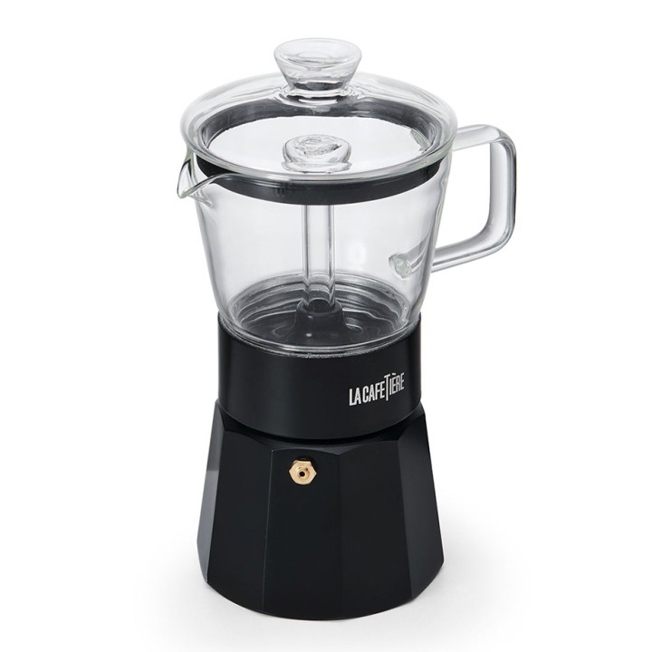 La Cafetière Verona 6 Koppar Mokabryggare Svart