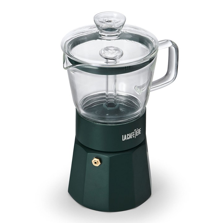 La Cafetière Verona 6 Koppar Mokabryggare Grön