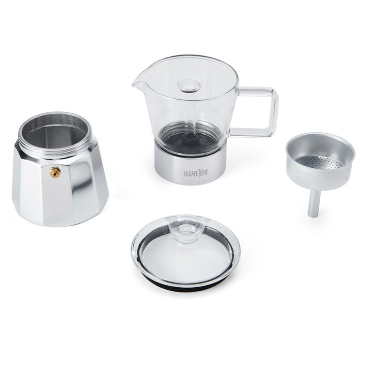 La Cafetière Verona 6 Koppar Mokabryggare Stål