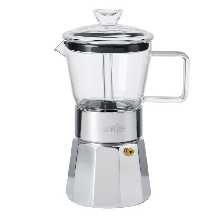 La Cafetière Verona 6 Koppar Mokabryggare Stål