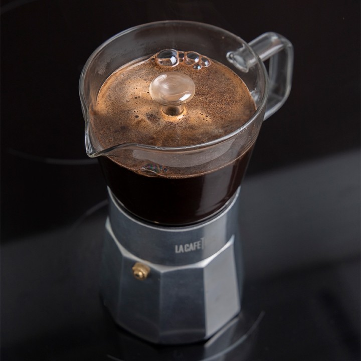 La Cafetière Verona 6 Koppar Mokabryggare Stål