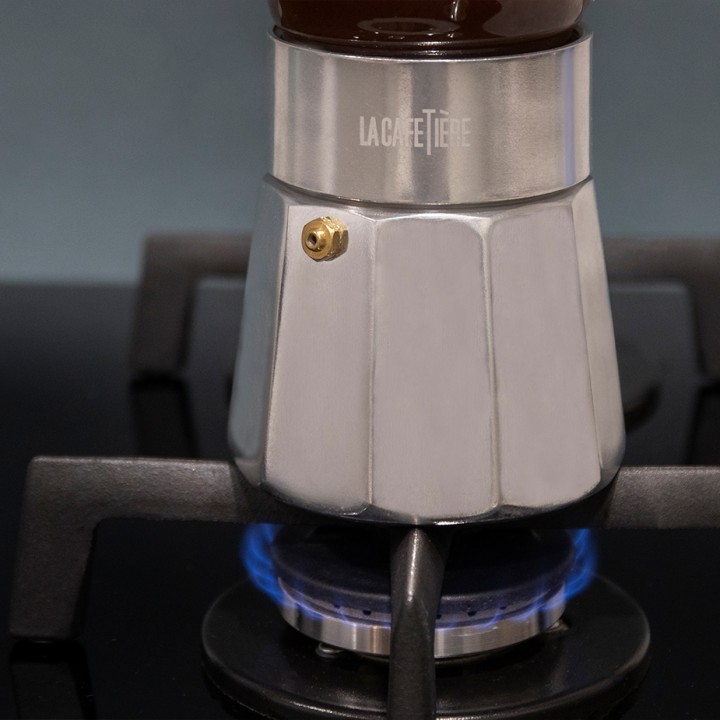 La Cafetière Verona 6 Koppar Mokabryggare Stål