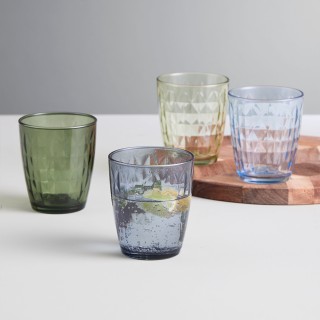 Aida Mosaic Glas 34 cl 4 St Blå/Grön