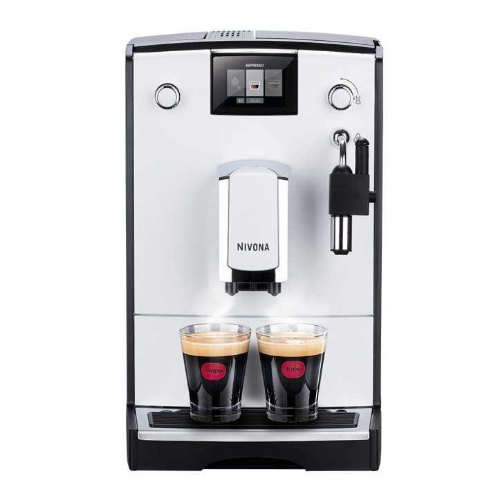 Nivona NICR 560 Vit Espressomaskin Inkl. 8x400g Rigtig Kaffe Organic