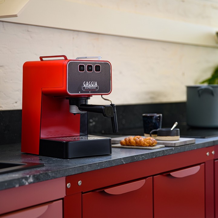 Gaggia Espresso Evolution Röd Espressomaskin