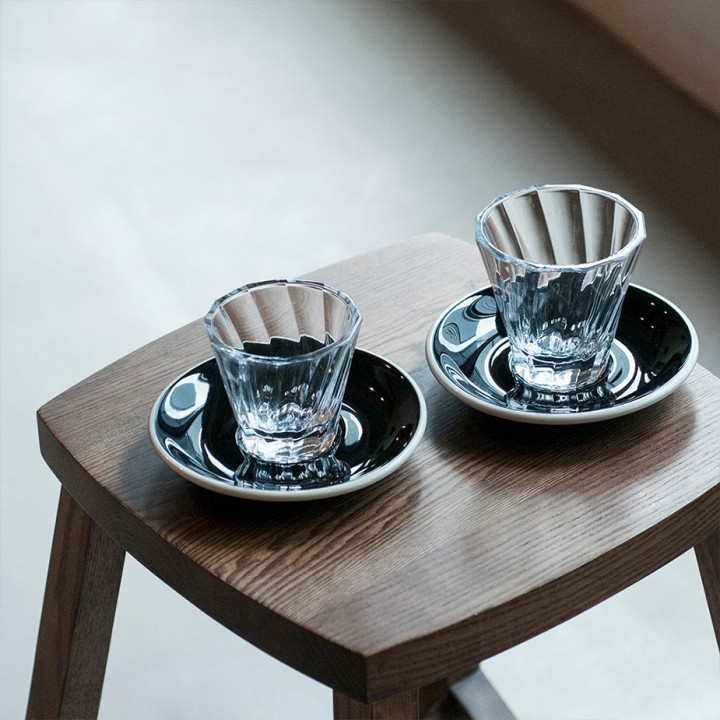 Loveramics Twisted Cortado Glas 12 cl 1 St Klar