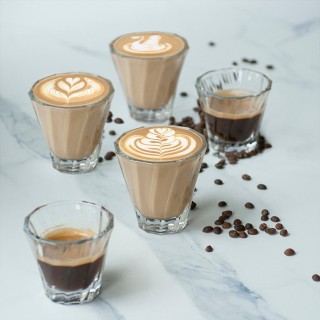 Loveramics Twisted Cortado Glas 12 cl 1 St Klar