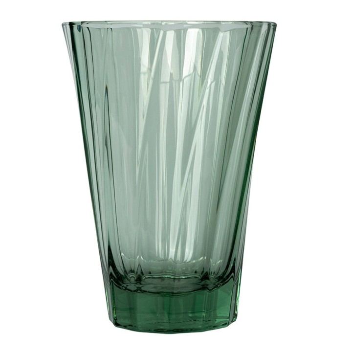 Loveramics Twisted Latte Glas 36 cl 1 St Grön