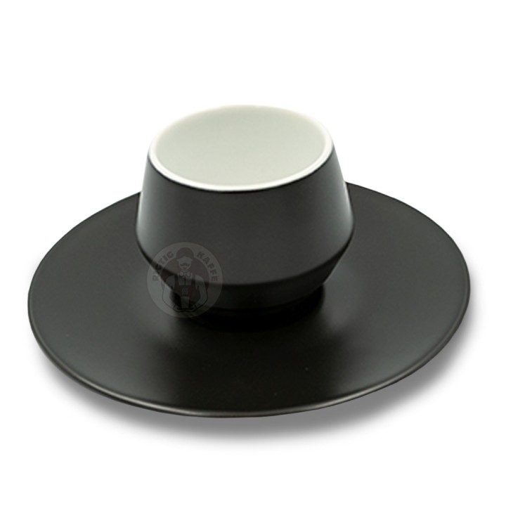 Club House Maniko Espresso med Underkopp Matt Svart 7 cl 4 St