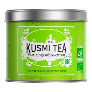 Kusmi Grönt Te Citron och Ingefära Ekologiskt 100g