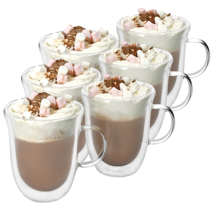 La Cafetière Dubbelväggig Glas 35 cl 3 x 2 St