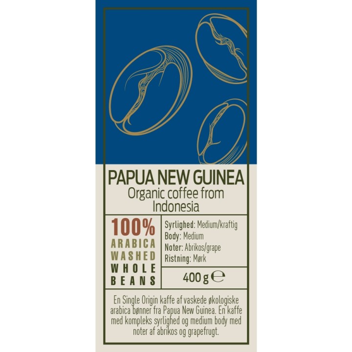 Rigtig Kaffe Organic Papua New Guinea 24kg