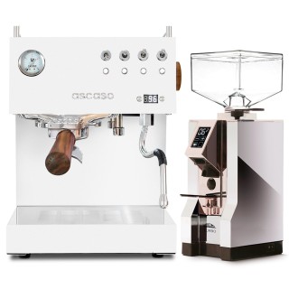 Ascaso Steel Duo PID White Inkl. Eureka Mignon Turbo Espressokvarn