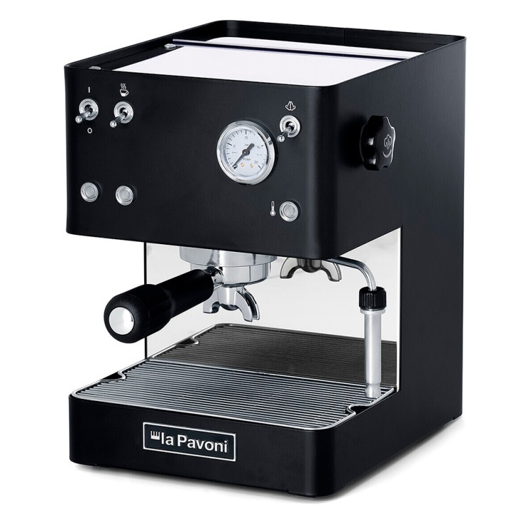 La Pavoni New Casa Bar Svart LPMCBN01EU Inkl. Baristautrustning & 4 Koppar/underkoppar
